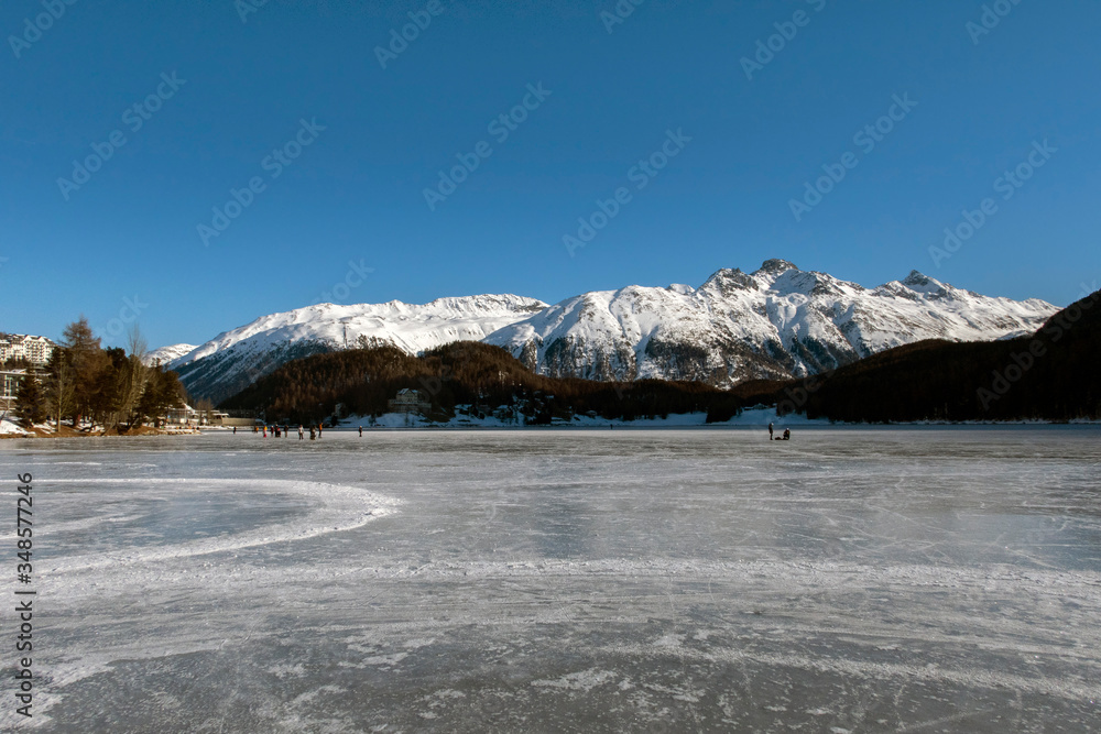 Winter time on Switzerland Alps Winter time on Switzerland Alps