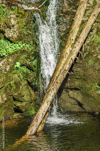 Waterfalls and Cascades in Oetscher National Park, Springtime photo