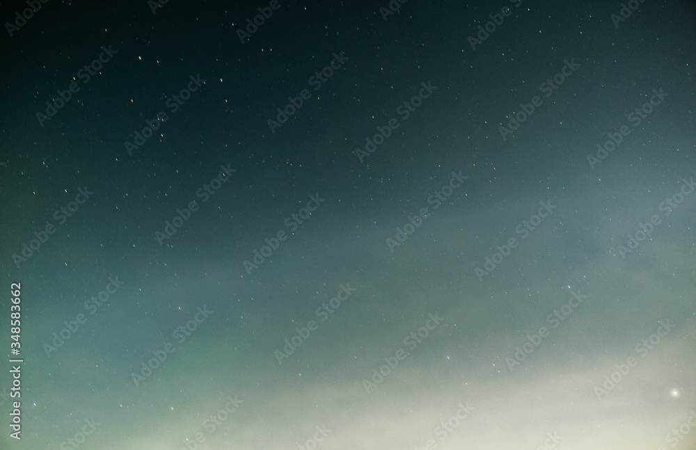 Naklejka premium blue sky with stars