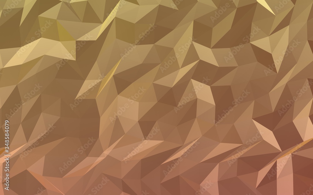 Abstract triangle geometrical orange background. Geometric origami style with gradient. 3D illustration Abstract triangle geometrical orange background. Geometric origami style with gradient. 3D illustration