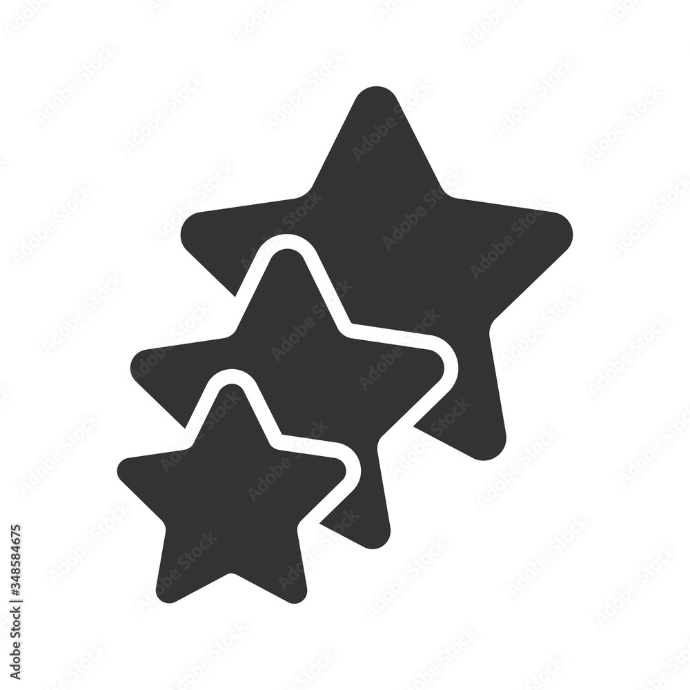 Simple stars icon Simple stars icon