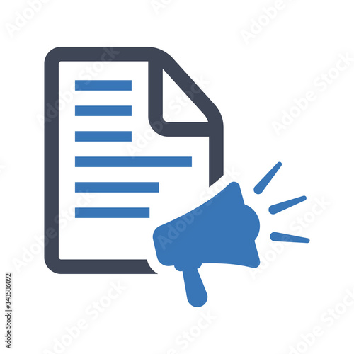 Press release icon
