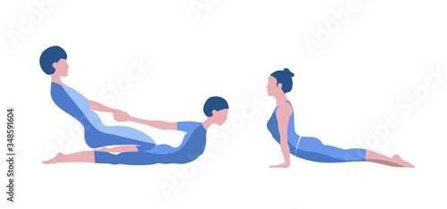 full body stretching, workout, color