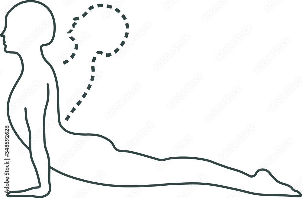 line icon, sport, stretching exercise