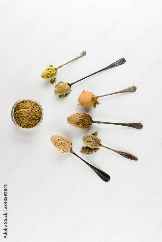 Ayurvedic cosmetic ubtan for face and hair care Ayurvedic cosmetic ubtan for face and hair care