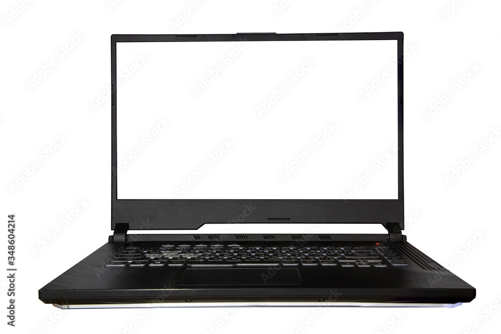 Notebook computer Black and white screens are used to connect to the internet Notebook computer Black and white screens are used to connect to the internet