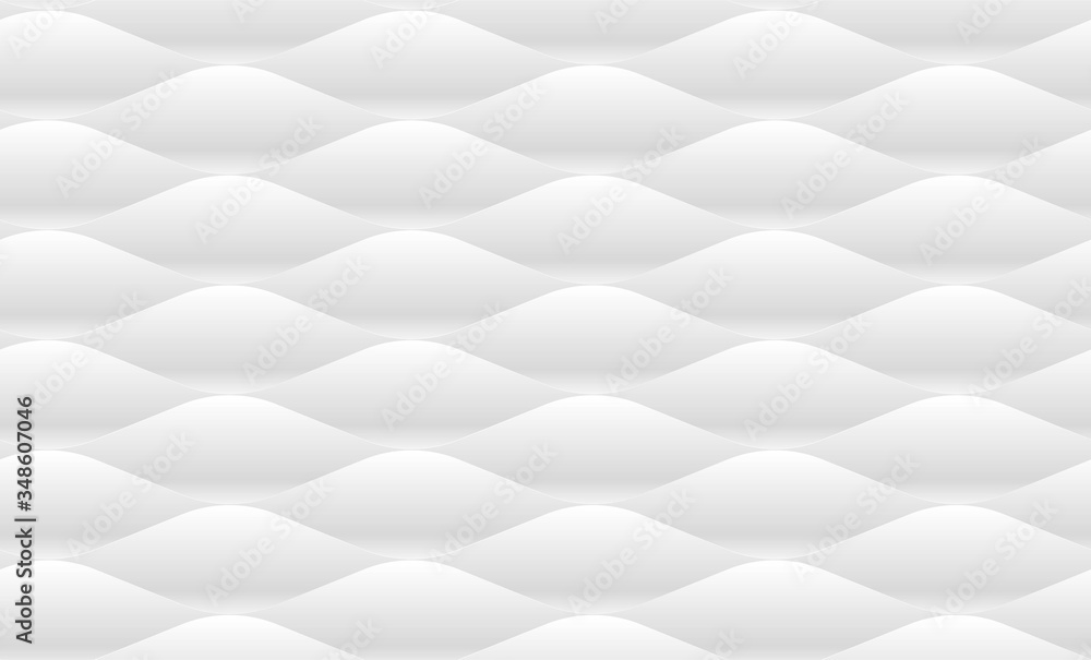 White embossed wave pattern. White embossed wave pattern.