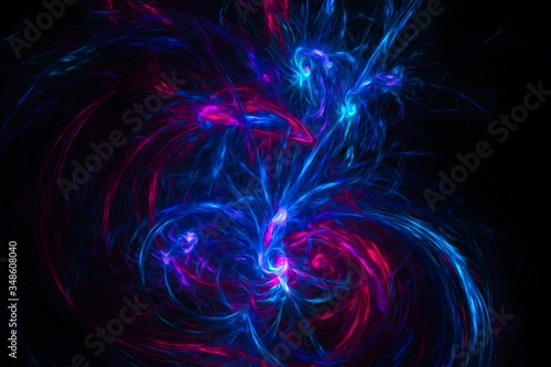 Space flare, abstract background for design