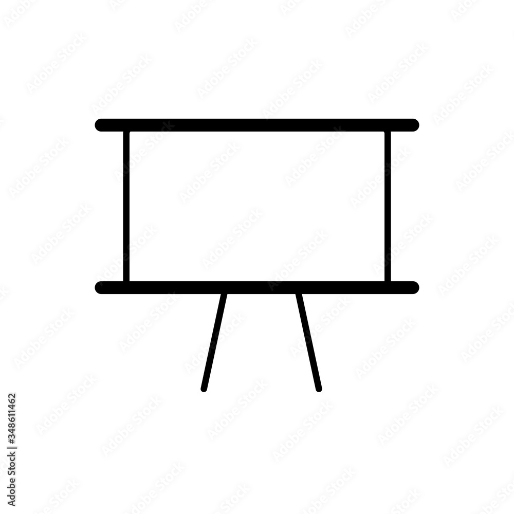 Presentation Board Icon Design Vector Template Presentation Board Icon Design Vector Template