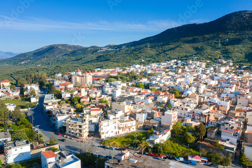 Aerial view of Neapoli, Crete, Greece