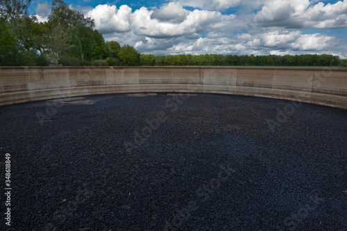 Storage of manure in a concrete pit photo