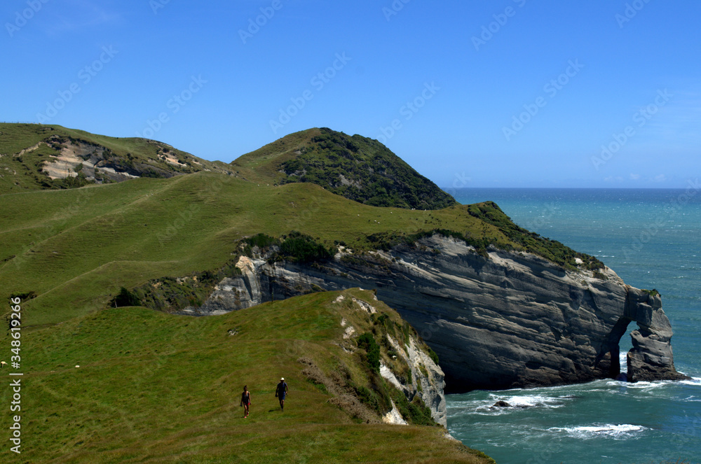 Stunning view of Cape Farewell, Golden Bay, New Zealand Stunning view of Cape Farewell, Golden Bay, New Zealand