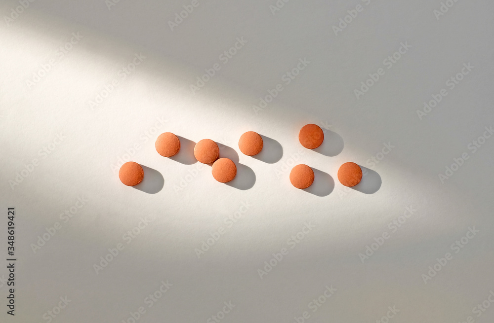 Pills as medical concept with light backraund Pills as medical concept with light backraund
