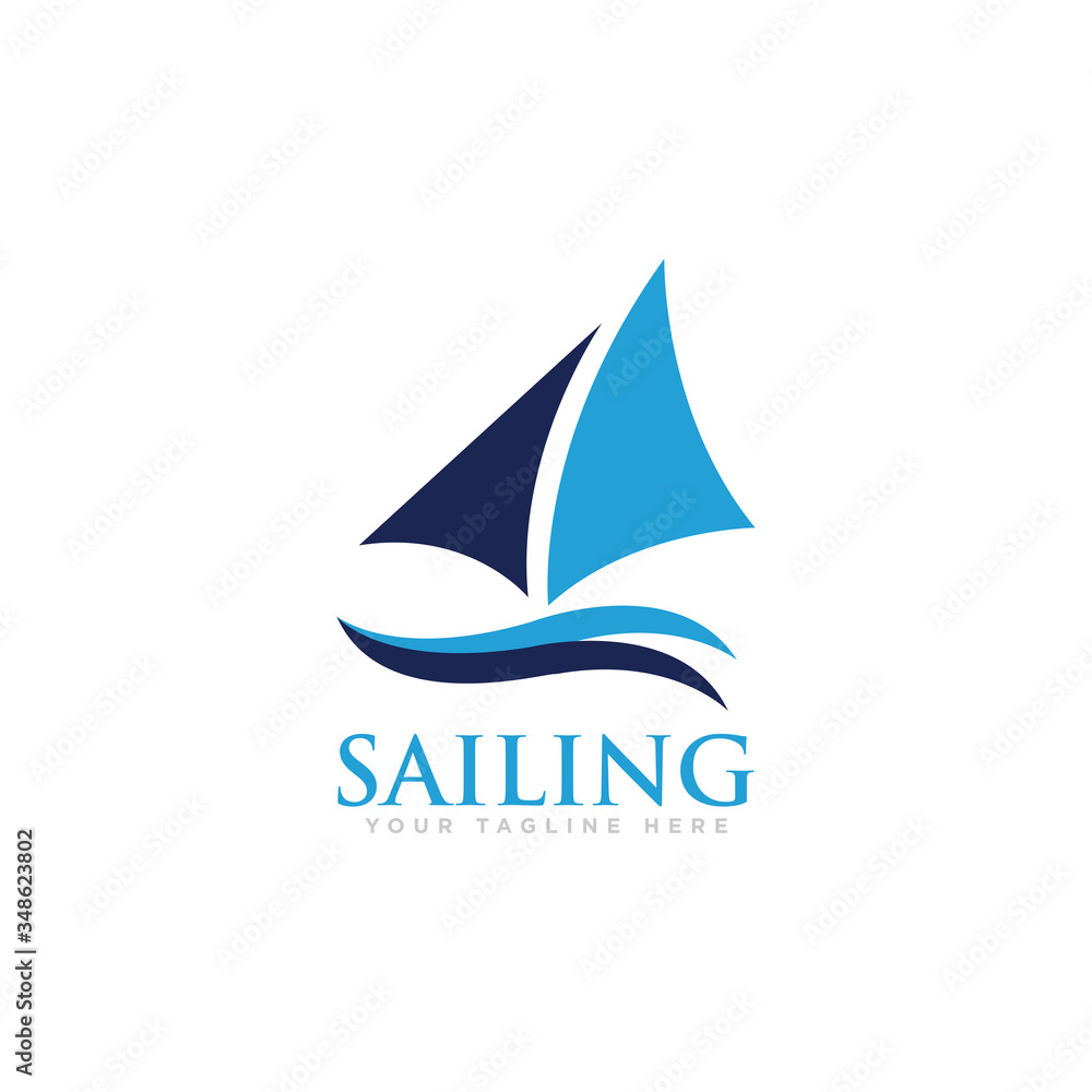 Sailing Boat Logo Icon Design Vector Sailing Boat Logo Icon Design Vector