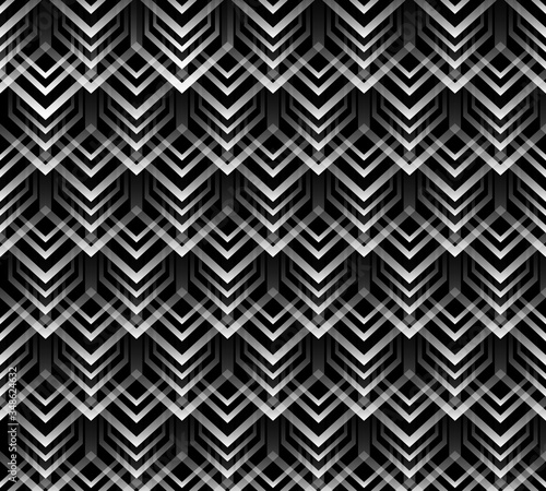 Dark black Geometric grid b...