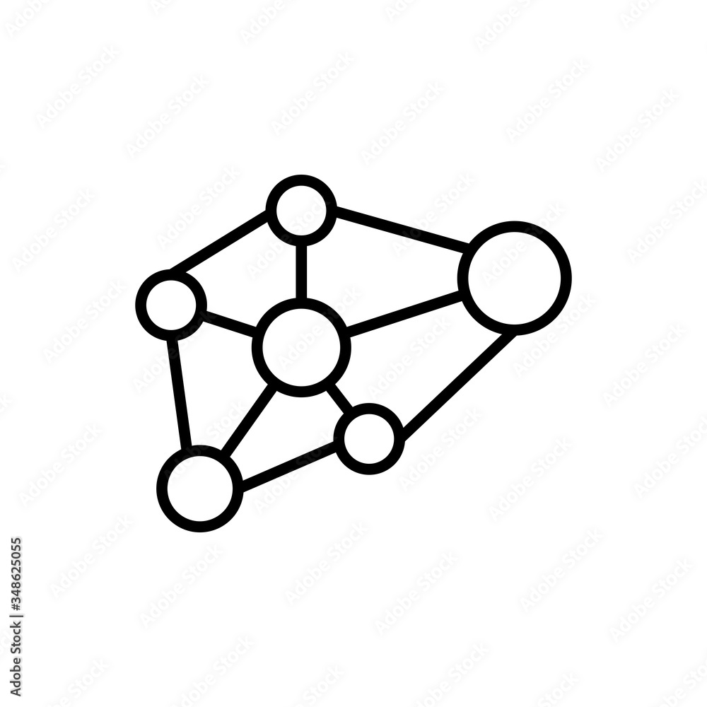 Molecule Icon Design Vector Template Molecule Icon Design Vector Template