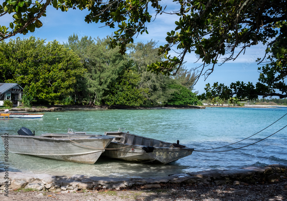 Obraz premium boat on the beach