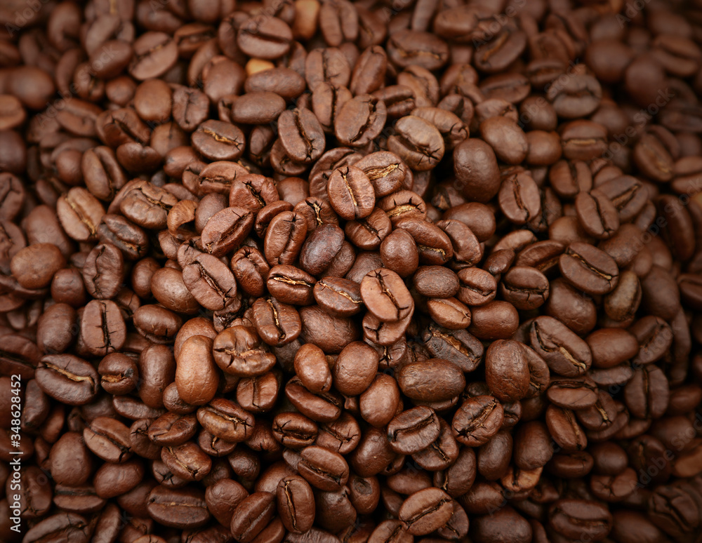 Obraz premium Roasted coffee beans