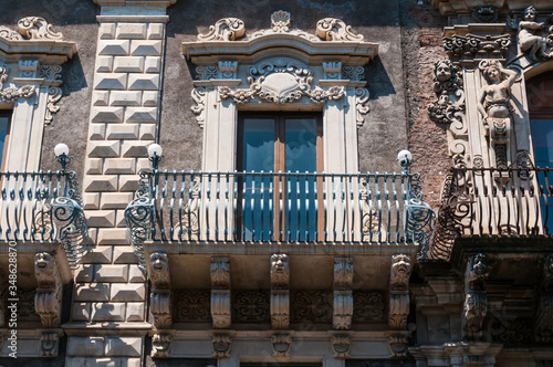 Catania. Palazzo Massa di San Demetrio photo