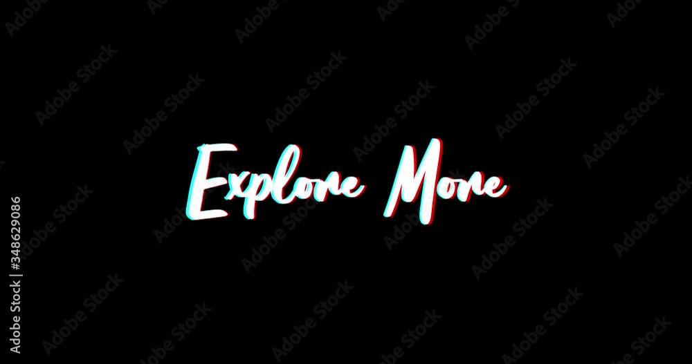 Explore More Calligraphy Text Glitch Effect Animation on Black Background
-4K Resolution Explore More Calligraphy Text Glitch Effect Animation on Black Background
-4K Resolution