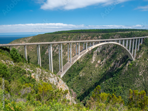 Fototapete Bungy jumping Sports in South Africa in Canyon