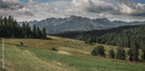 Górski widok. polskie Tatry. Górska panorama © Paaeel