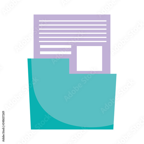 school folder file information isolated icon design