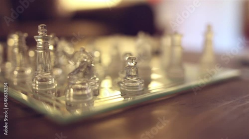 Wallpaper Mural vintage glass chess board  Torontodigital.ca