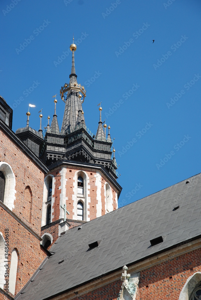 Krakow old city tower Krakow old city tower