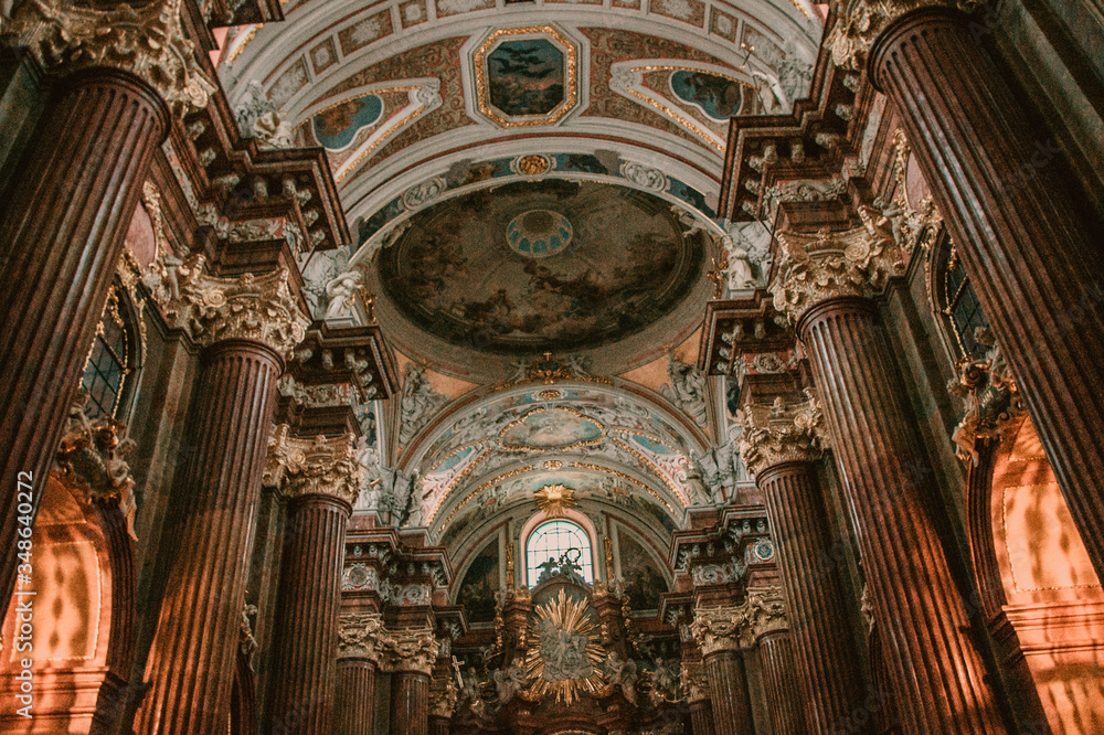European Catholic Church Service, interior