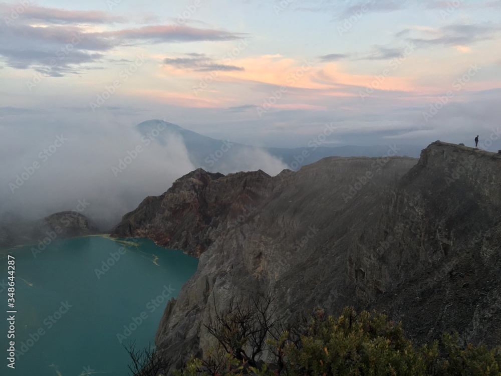 Fototapeta premium The beautiful landscape of Indonesia. 