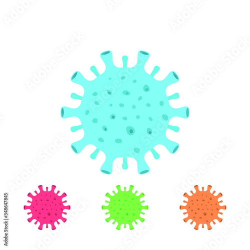 Coronavirus icon. Epidemic from China. COVID-19.