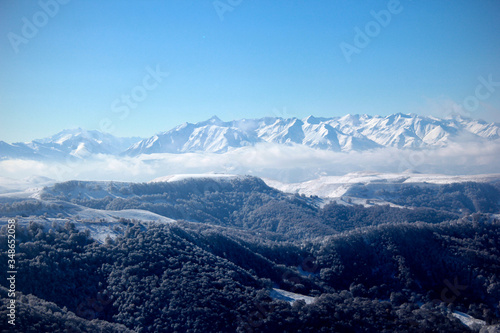 snow covered mountains © Olesya