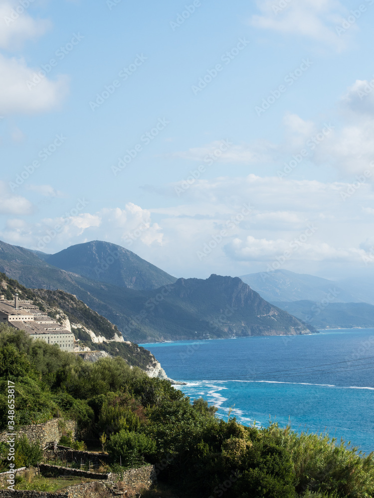 Corsica. French island. image with selected focus. Corse