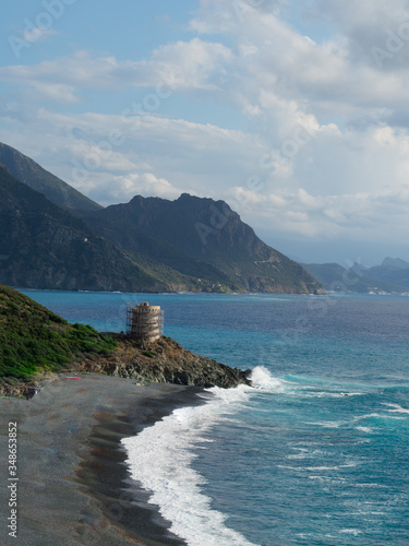 Corsica. French island. image with selected focus. Corse