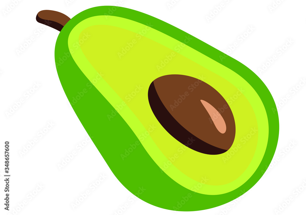 Avocado fruit icon. Vector illustration, eps 10 Avocado fruit icon. Vector illustration, eps 10
