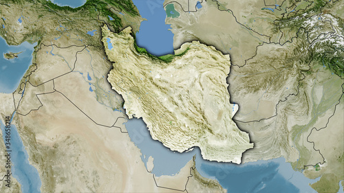 Iran, satellite B - dark glow
