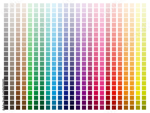 Color Palette with Every Hue Light to Dark