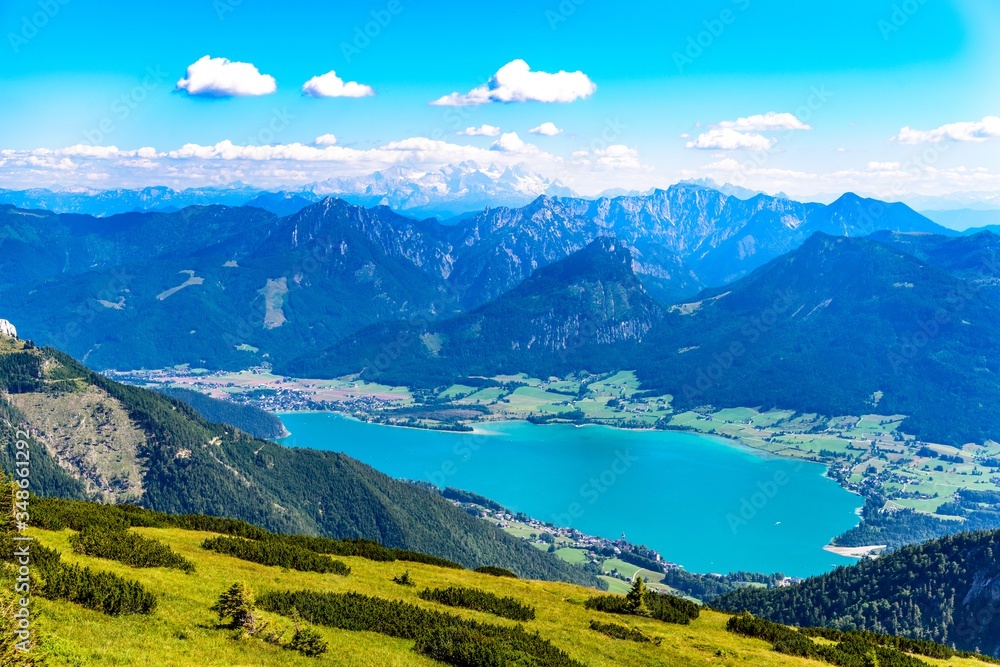 Obraz premium Schafberg by Sankt Wolfgang im Salzkammergut, Austria