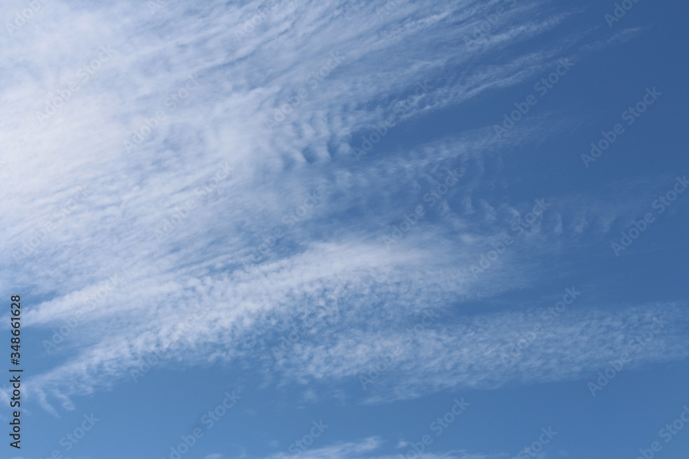 Cloud formation and blue sky. Cloudscape. blue and white streaky cloud formations. Cloud formation and blue sky. Cloudscape. blue and white streaky cloud formations.