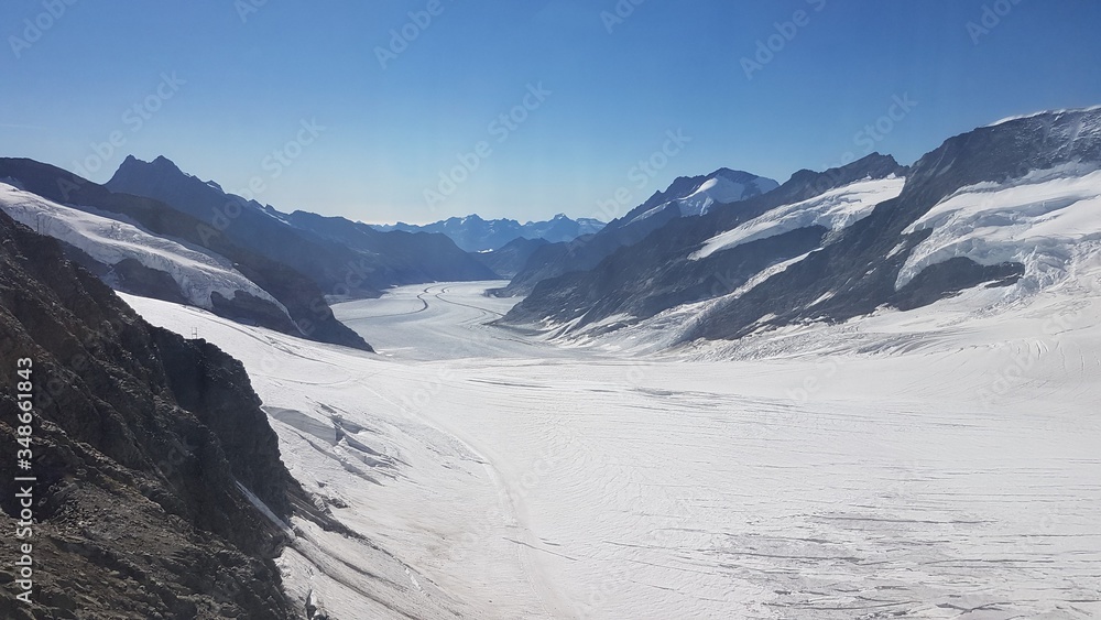 Obraz premium Jungfrau, Switzerland.
