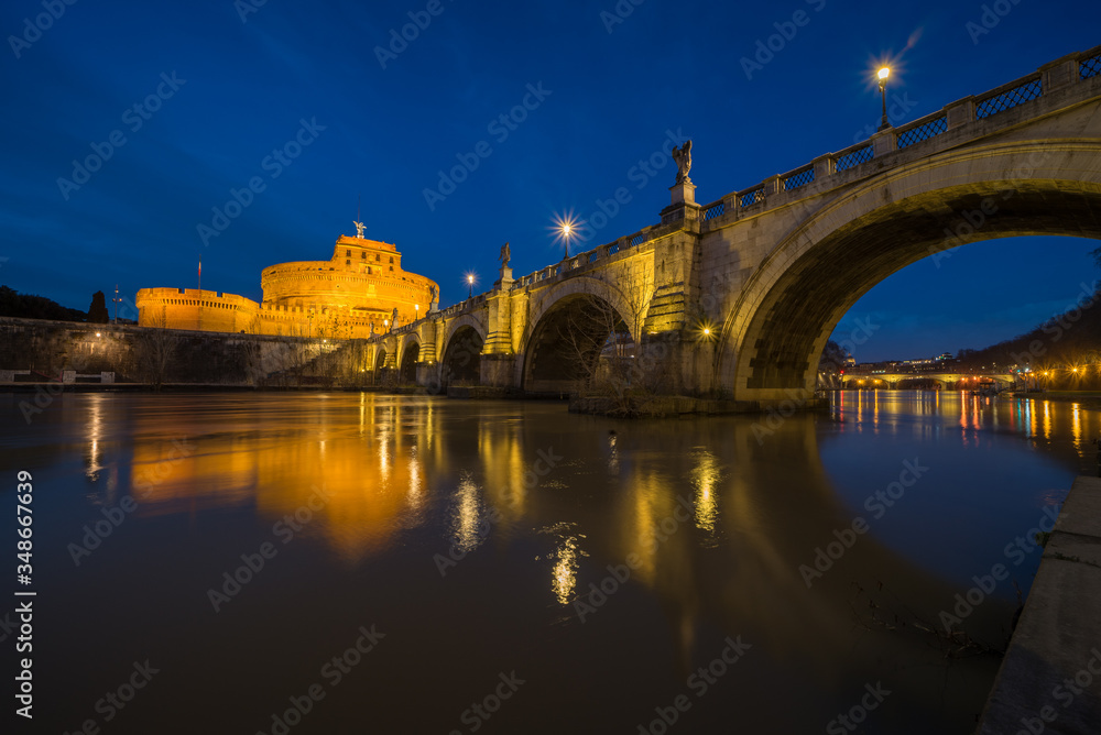 Castel Sant'Angelo at the blue hour