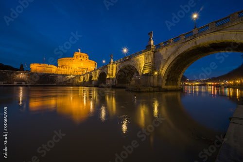 Castel Sant'Angelo at the blue hour