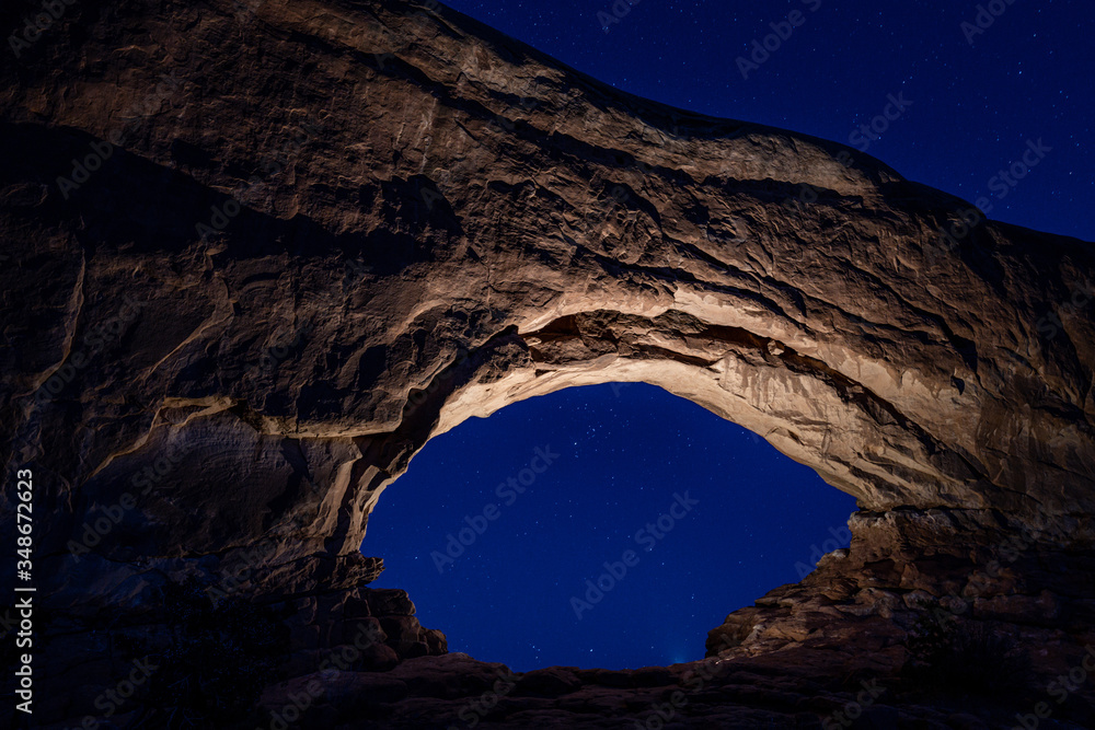 North Window Arch at Arches National Park.