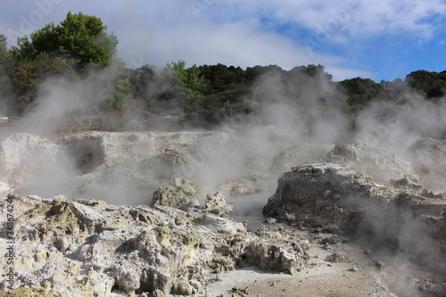 Geothermal Activity at Rotorua in New Zealand © Smaks K