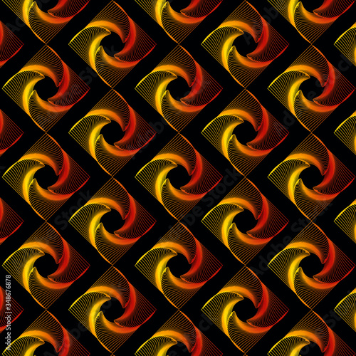 Patrón con mosaico con cuadrados