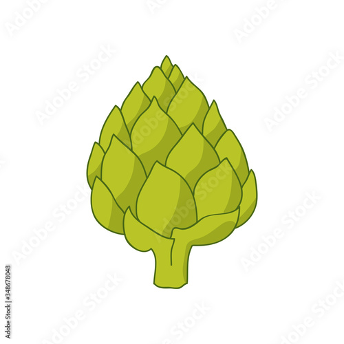 artichoke doodle illustration