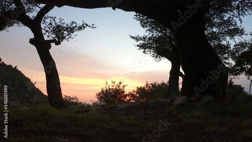 Timelapse of Cuatro Palos Viewpoint in the Queretaro's Sierra, Mexico