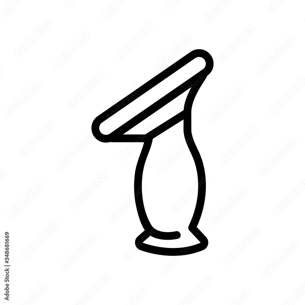 mechanical decanter icon vector. mechanical decanter sign. isolated contour symbol illustration mechanical decanter icon vector. mechanical decanter sign. isolated contour symbol illustration