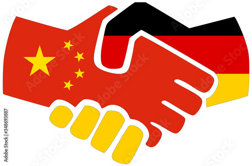 China - Germany / Handshake